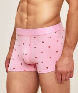 Katoenen boxershort met patroon;