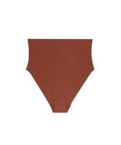 Culotte taille haute en microfibre;