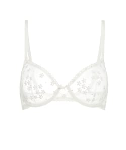 Tulle balconette bra;