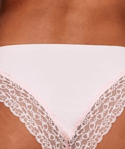 Microvezel en kant onderbroek;