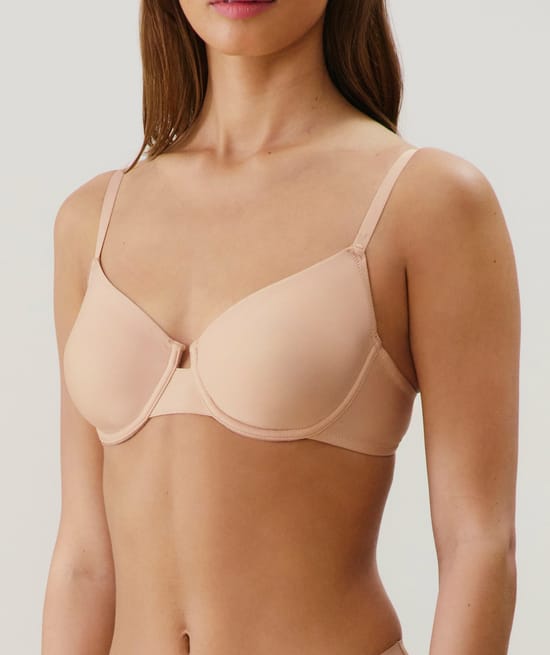 Microfiber balconette bra;
