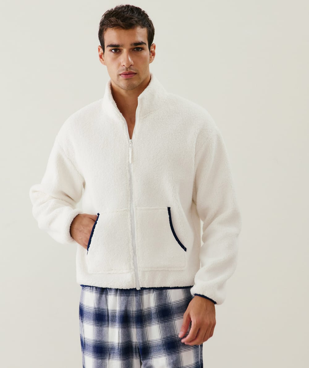 Chaqueta de sherpa;