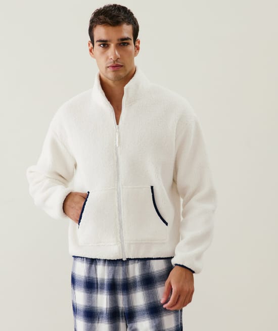 Chaqueta de sherpa;