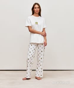 Katoenen Grinch broek;