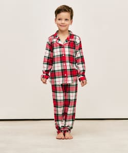 Kids' checked flannel shirt;
