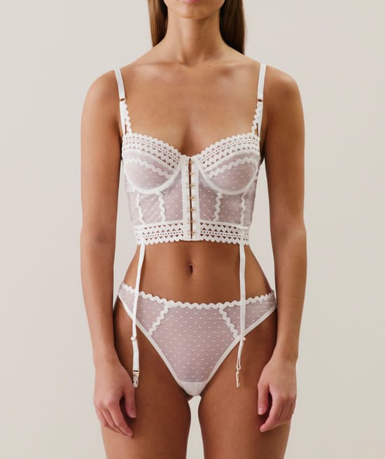 Guêpière en dentelle;