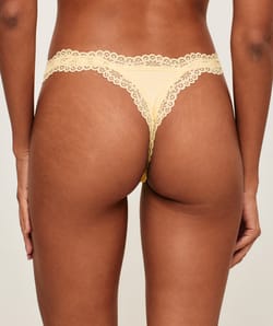 Cotton and lace string;