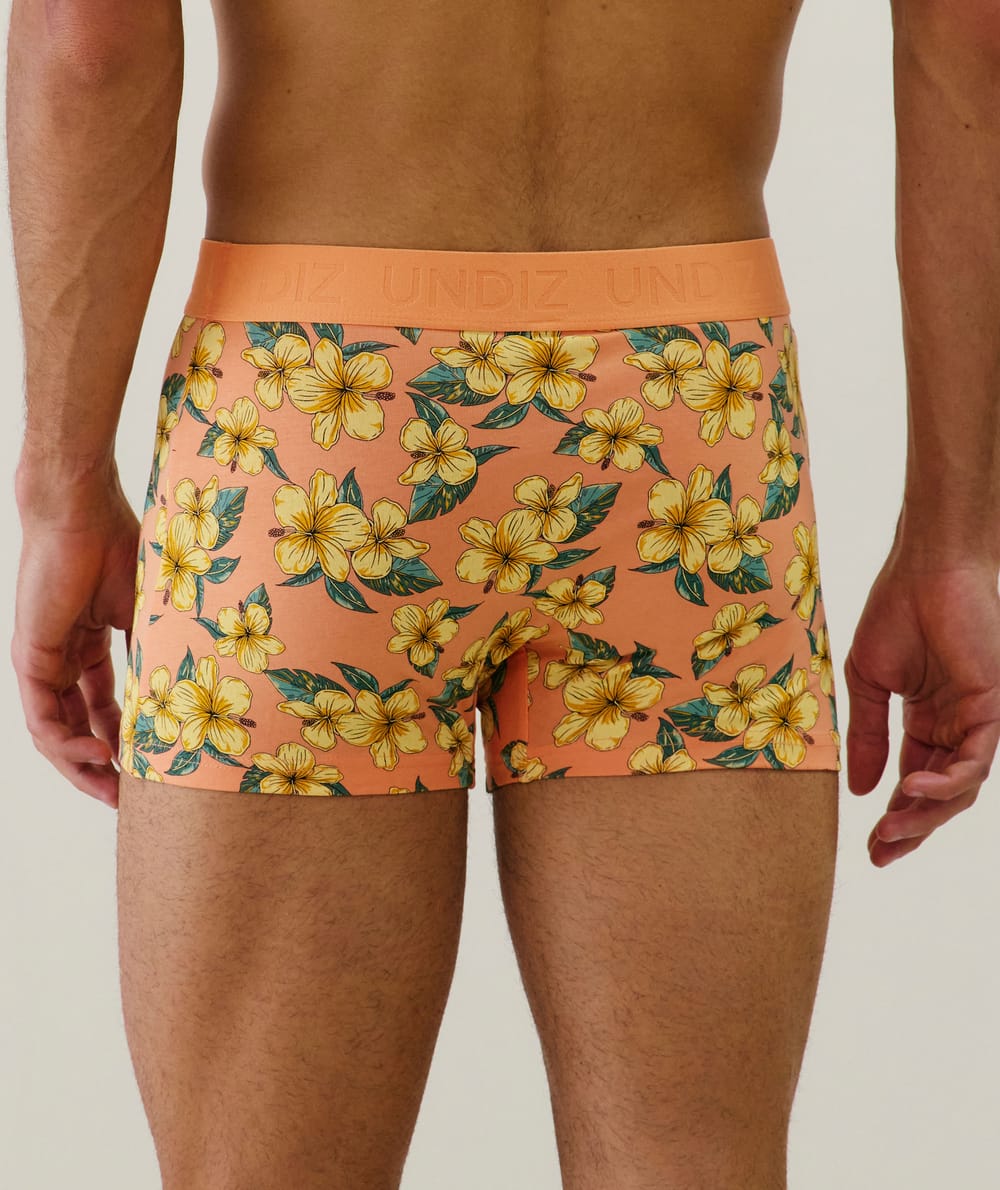 Boxer à motifs en coton;