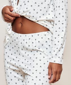 Patterned jersey pyjama set;