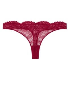 Tanga de encaje;