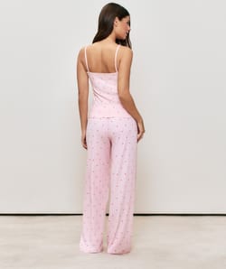 Pantalon jersey motifs c&oelig;urs;