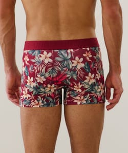 Boxer à motifs en coton;