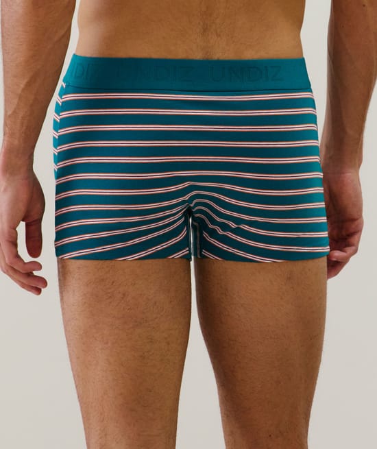 Cotton striped boxer shorts;