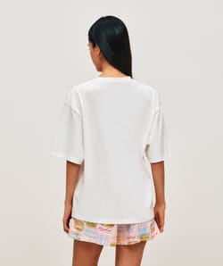 T-shirt and shorts set in jersey;