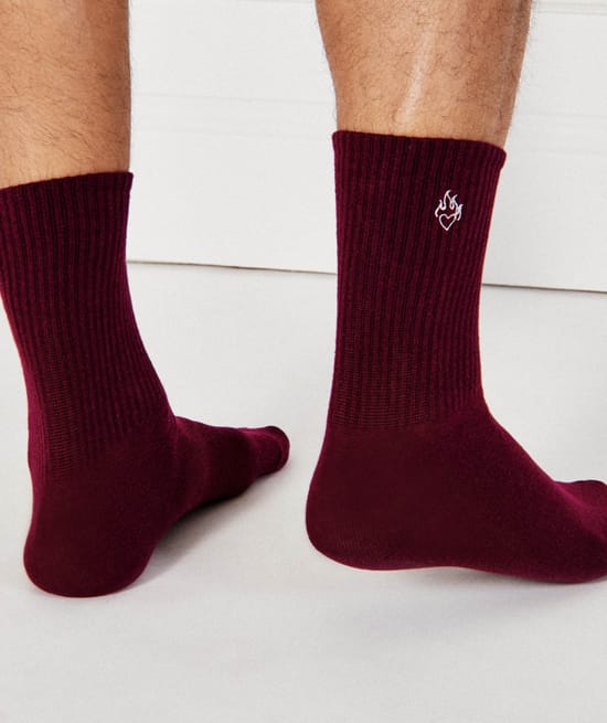 Chaussettes en coton;