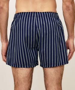 Cotton striped boxer shorts;