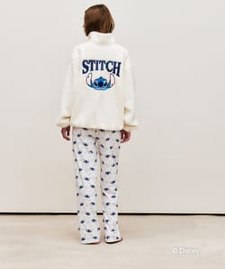 Stitch sherpa sweatshirt;