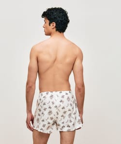 Katoenen boxershorts met cowboyprint;