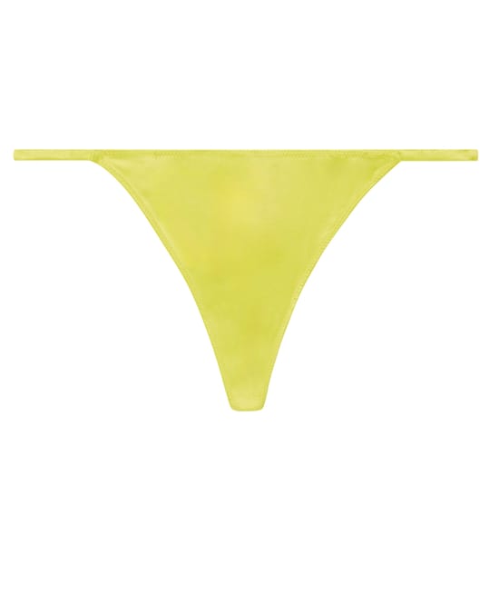 Satin thong;