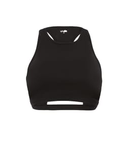 Brassière sport en microfibre;