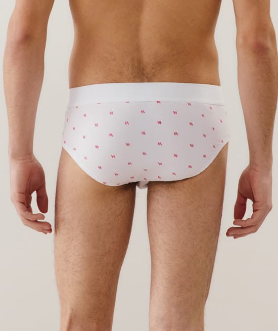 Slip de algodon con mensaje;
