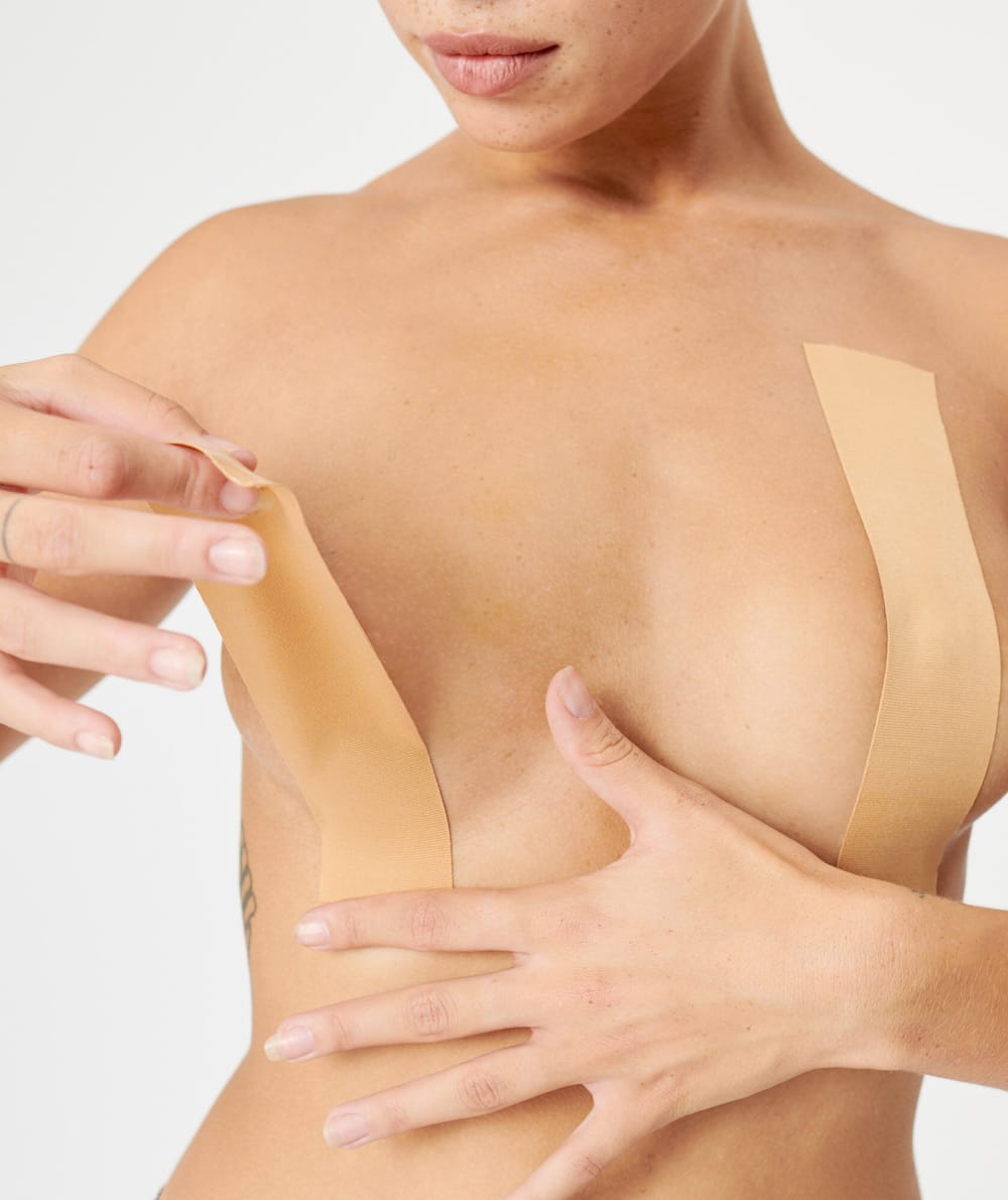 skin-friendly body tape;