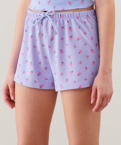 Pantalón corto de felpa;