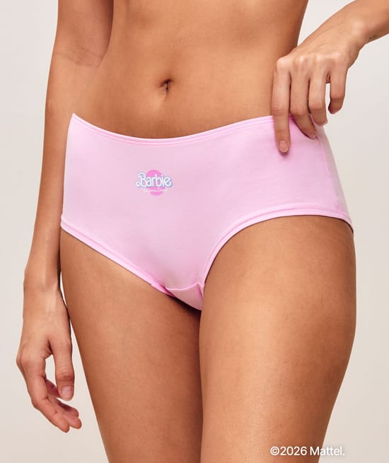 Pack of 3 cotton Barbie shorts;