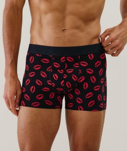 Boxer à motifs en coton;