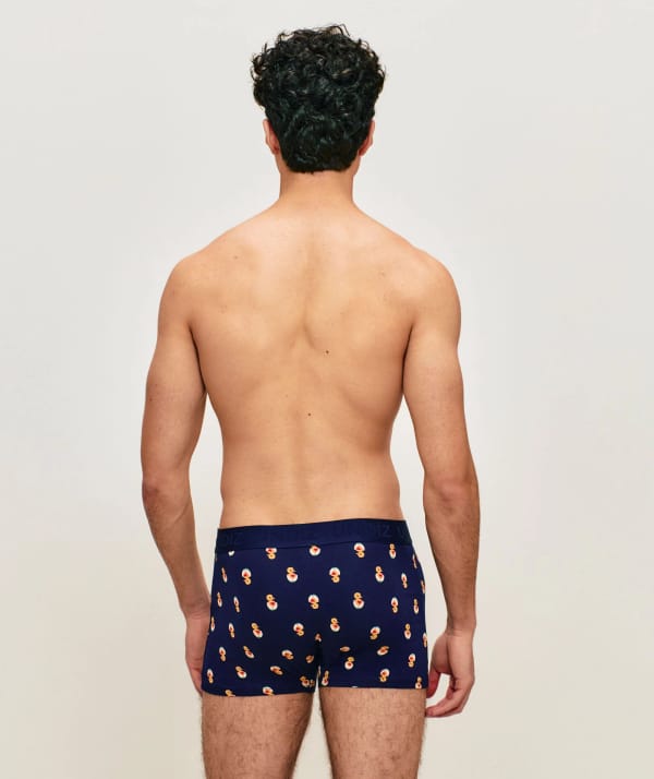 Cotton boxer with duck patterns;