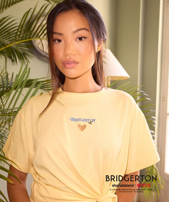 BRIDGERTON cotton T-shirt;