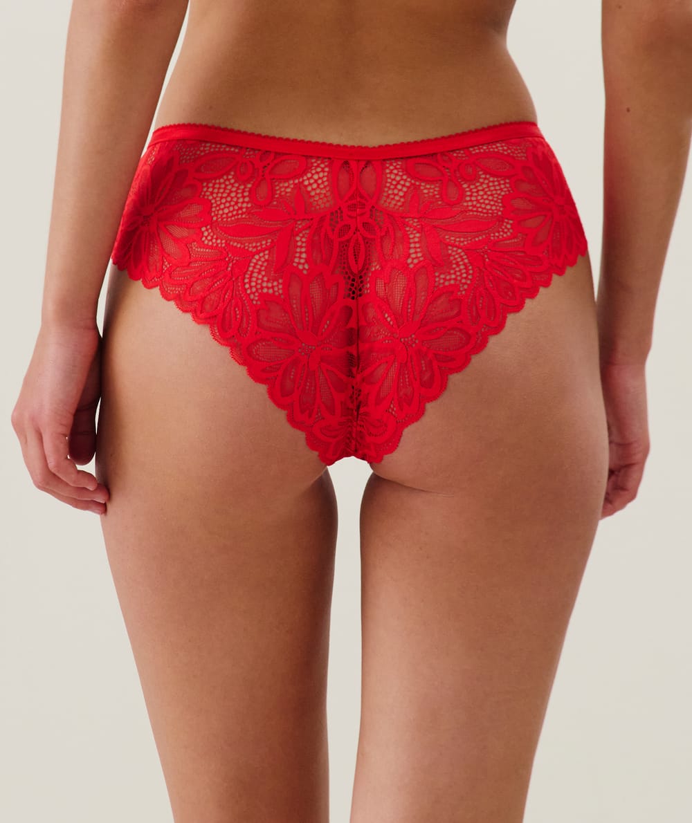 Lace cheeky;