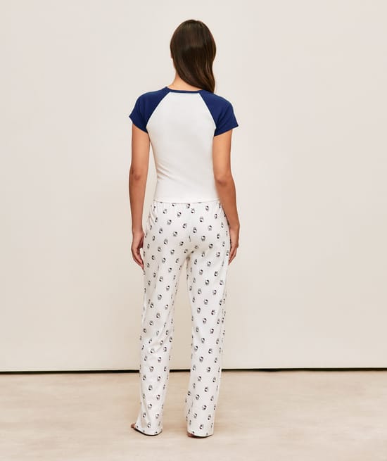 Pantalon en jersey avec motif hello kitty;