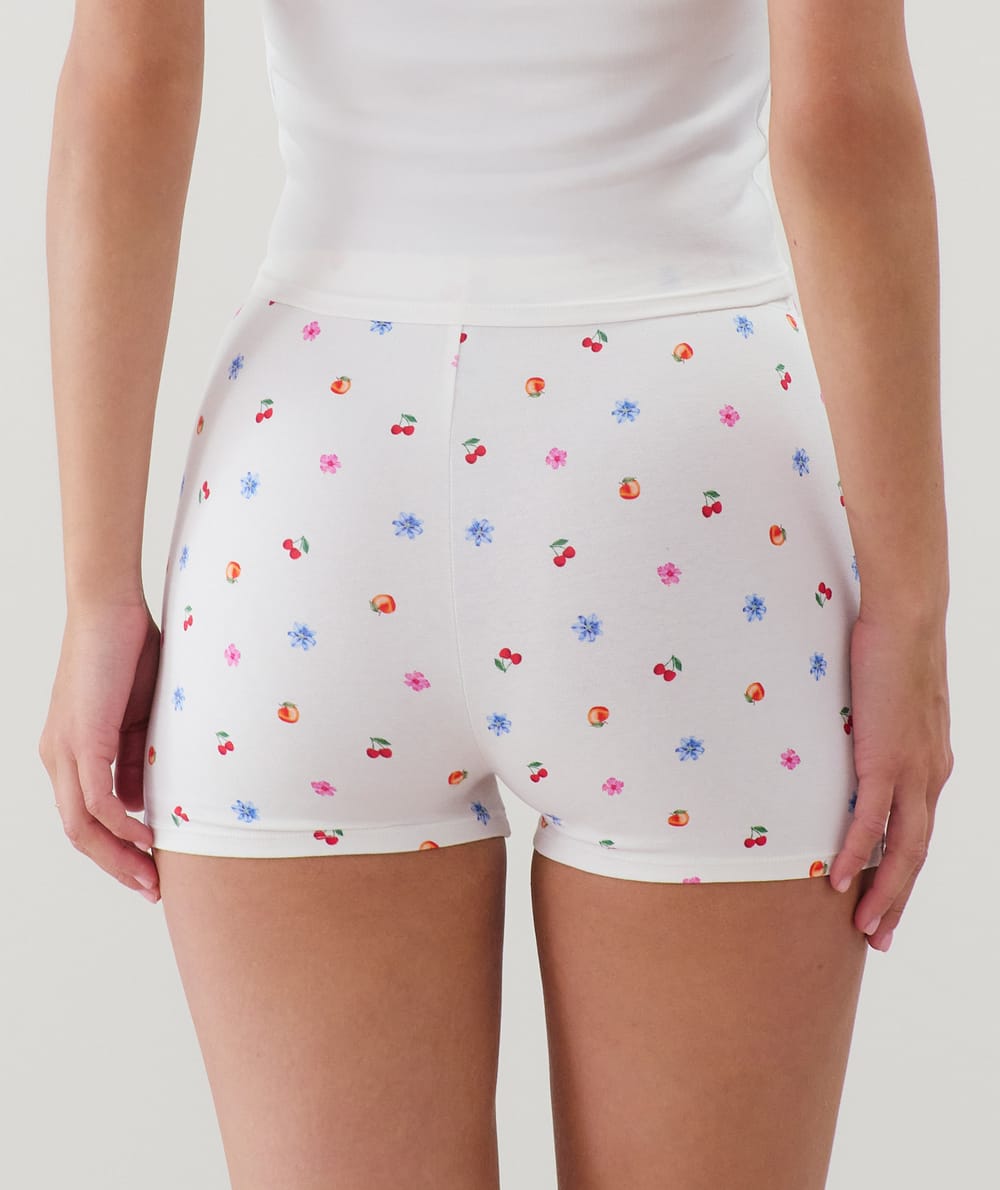 Short en jersey à motifs;