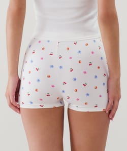 Short en jersey à motifs;