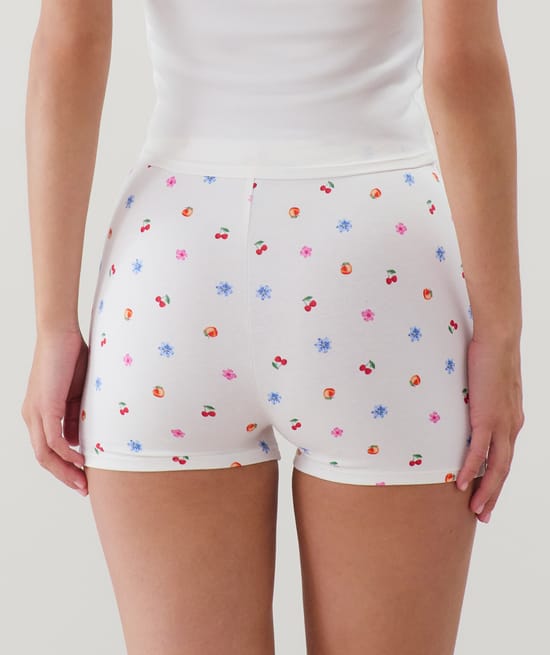 Short en jersey à motifs;