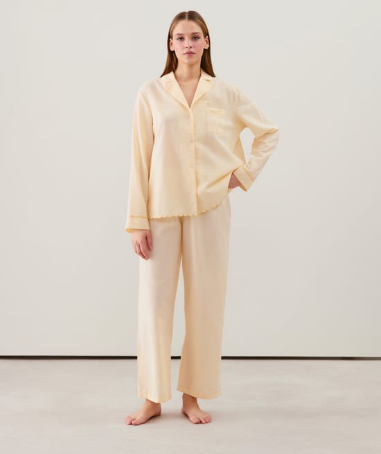 Pantalon à rayures;