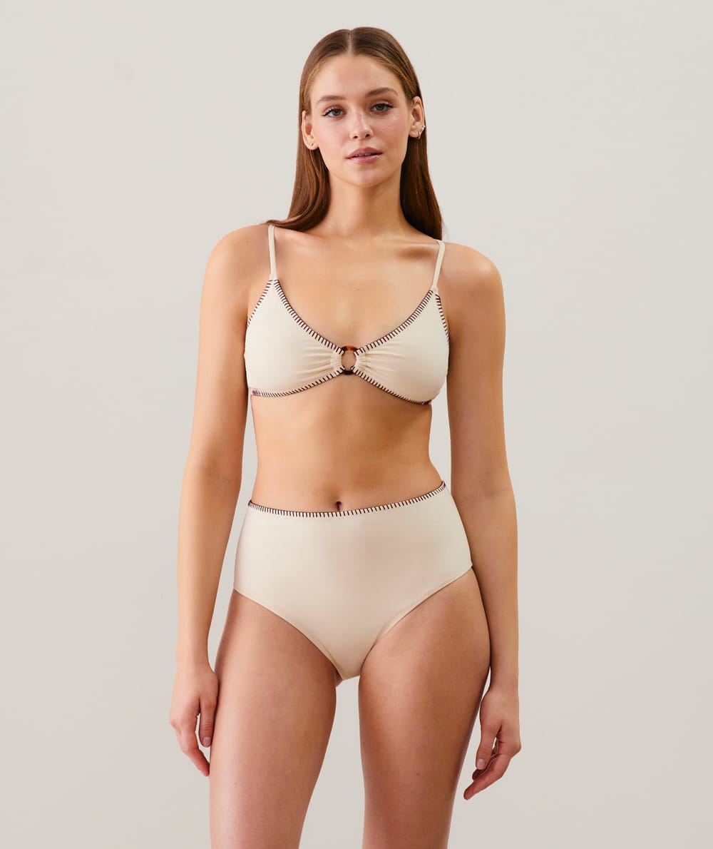 Culotte haute - bas de maillot de bain;