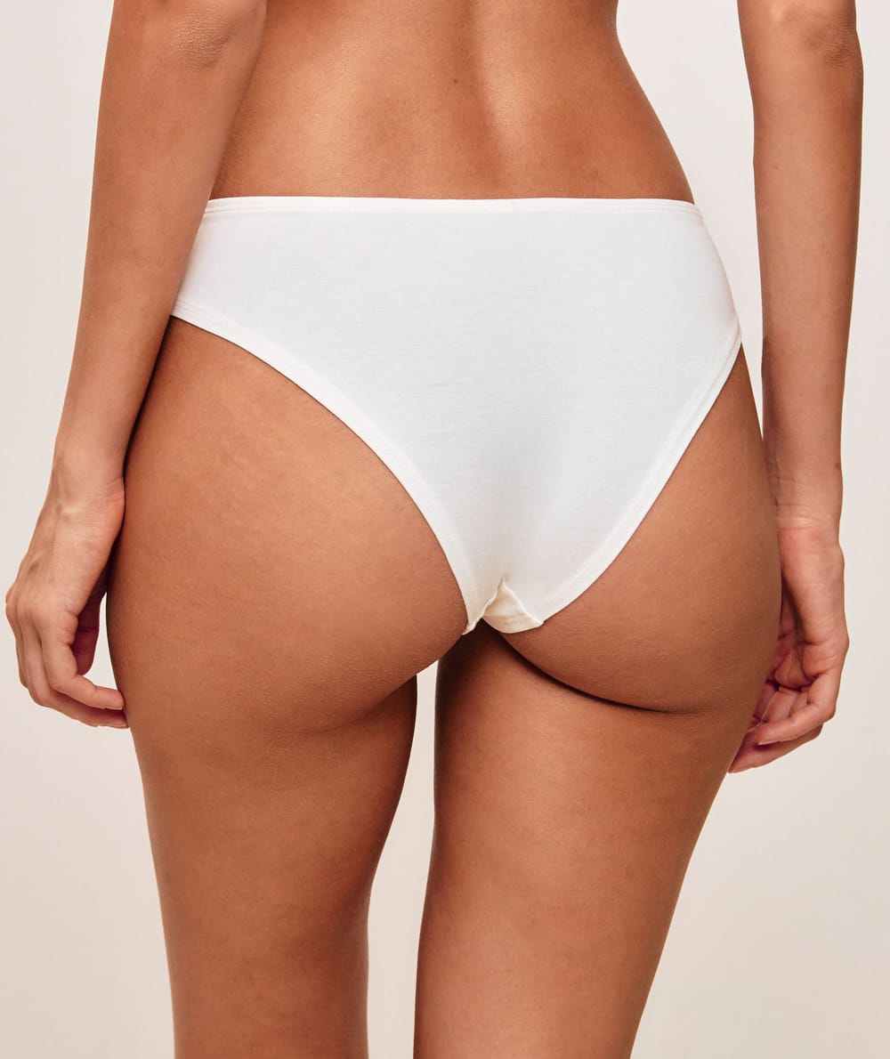Set of 3 patterned cotton panties;