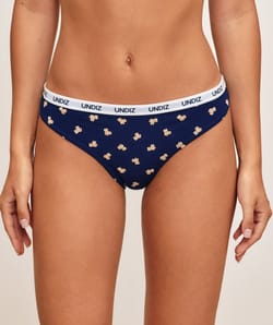 Printed cotton string bears;