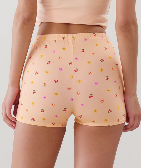 Short en jersey à motifs;