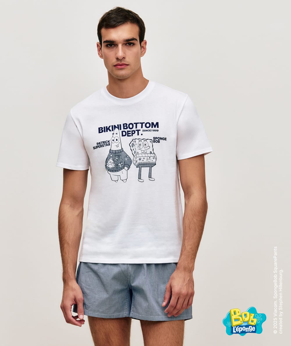 Bob and Patrick t-shirt and boxer set;