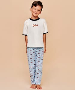 Dachshund print child set;
