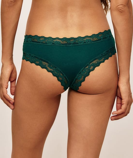 Cheeky en coton et dentelle;