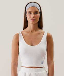 Gebroken witte top;