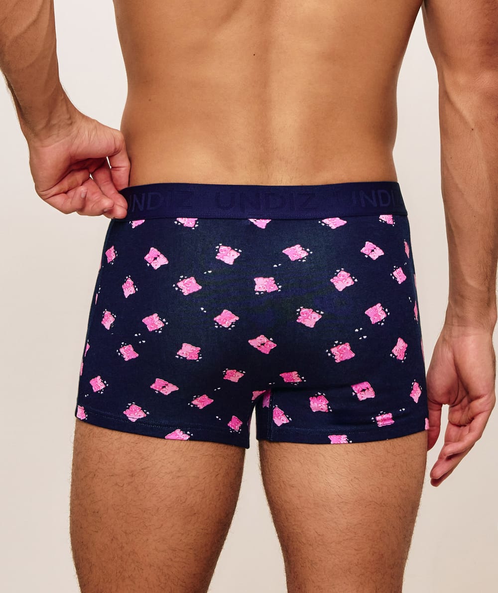 Boxer de algod&oacute;n con estampado de osos;