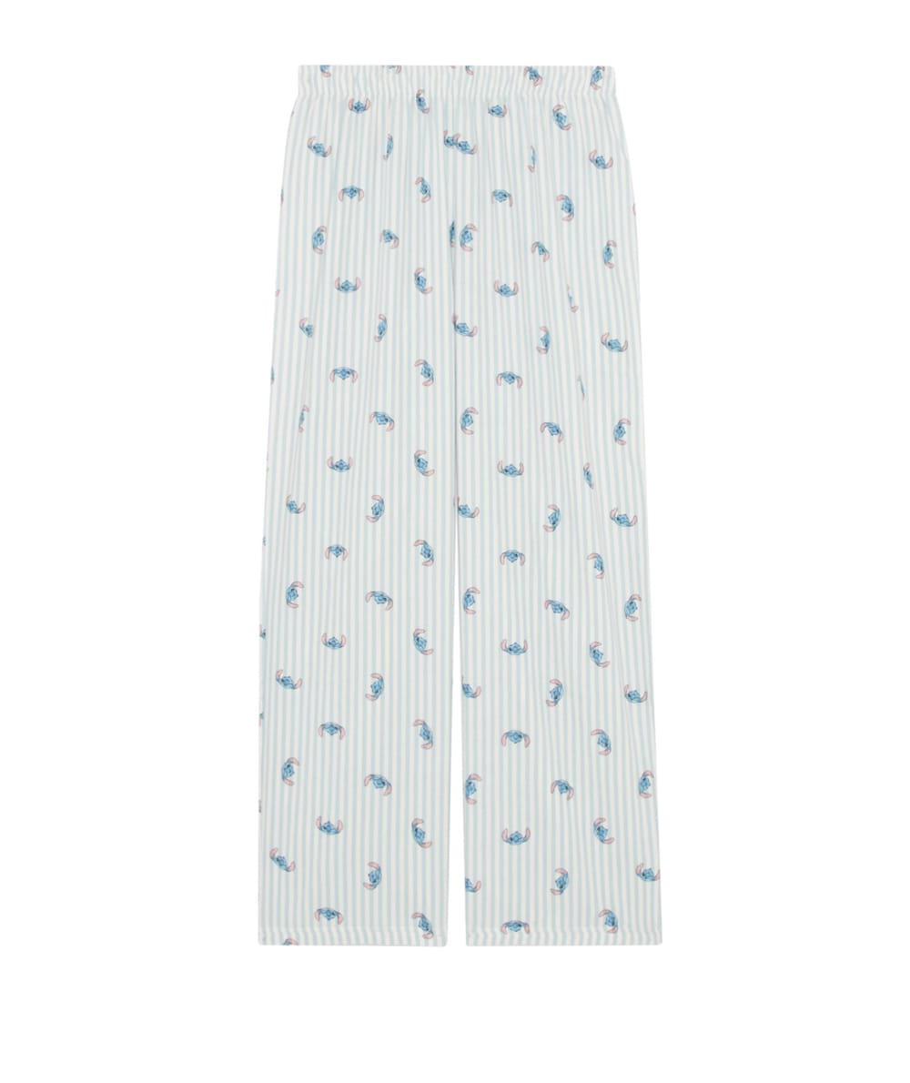 Stitch flannel trousers;