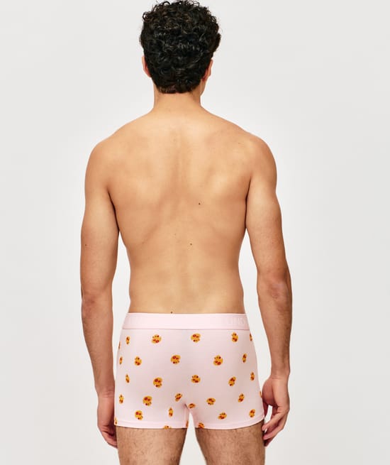 Duck print cotton boxer shorts;
