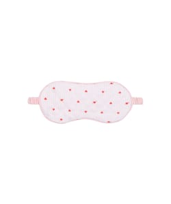 Masque &agrave; rayures et c&oelig;urs;