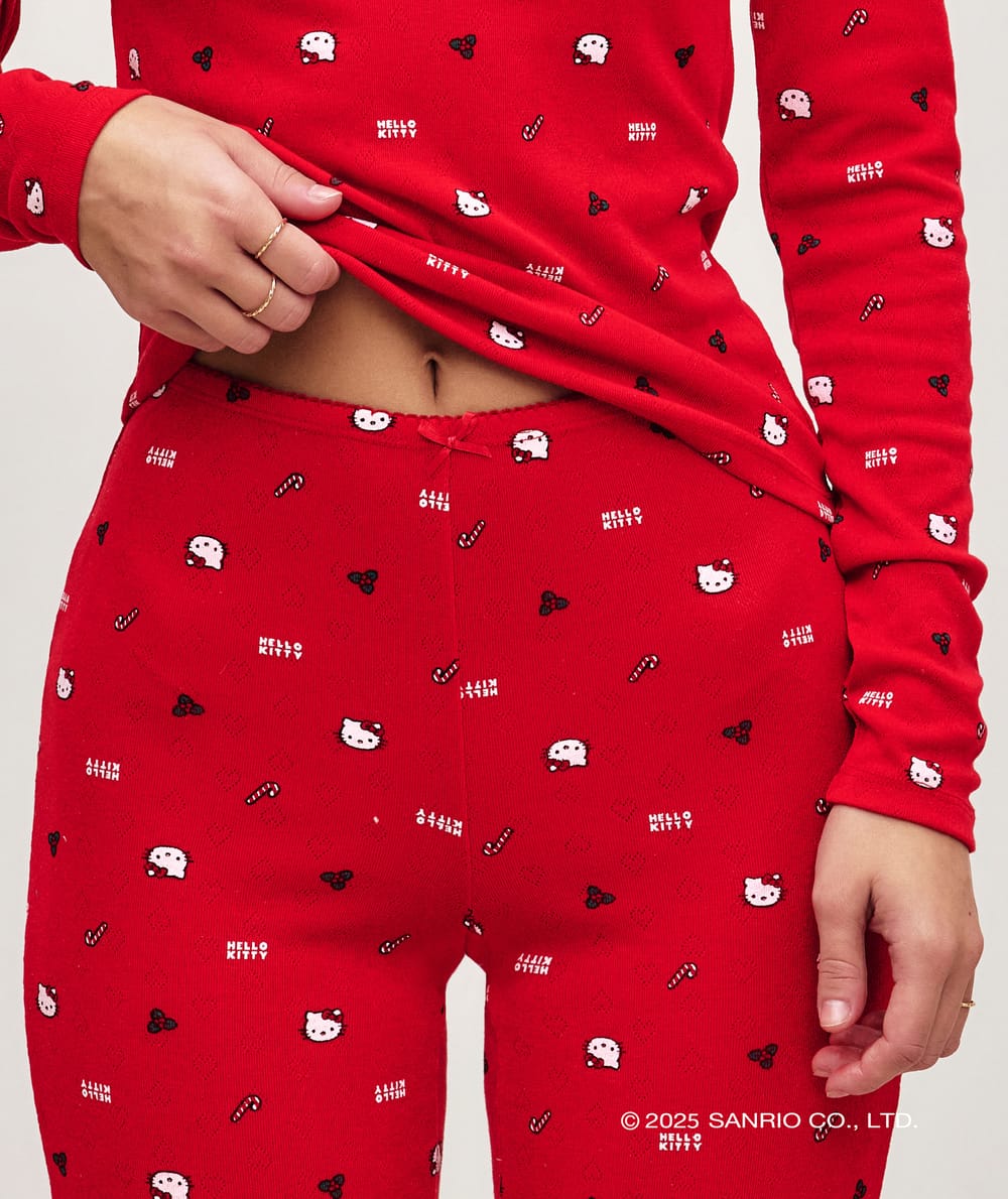 Hello Kitty pointelle leggings;